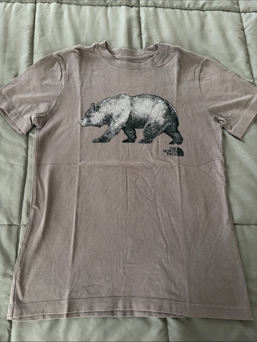 The North Face Women’s Taupe Short-Sleeve Bear Graphic Tee